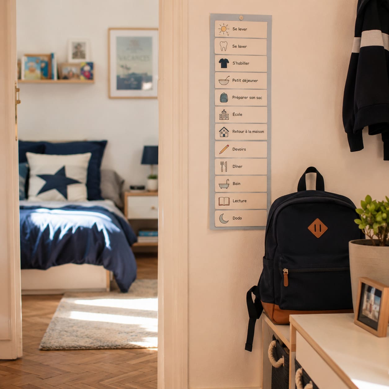 Routine du matin enfant, médiation parent-enfant TDAH