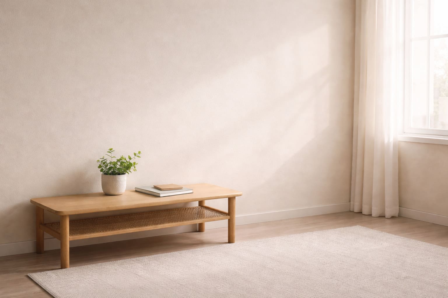 Cabinet lumineux et minimaliste propice à une séance d’hypnose régressive et à l’introspection